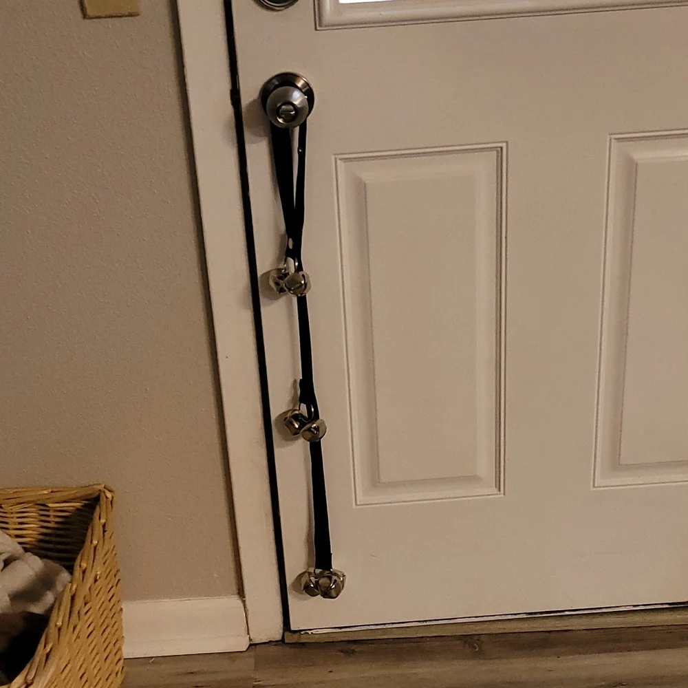 Dog potty training door bells